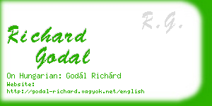 richard godal business card